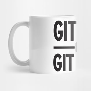 Git gud or git rekt (black) Mug